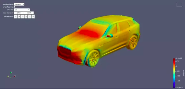 Ansys SimAI user interface